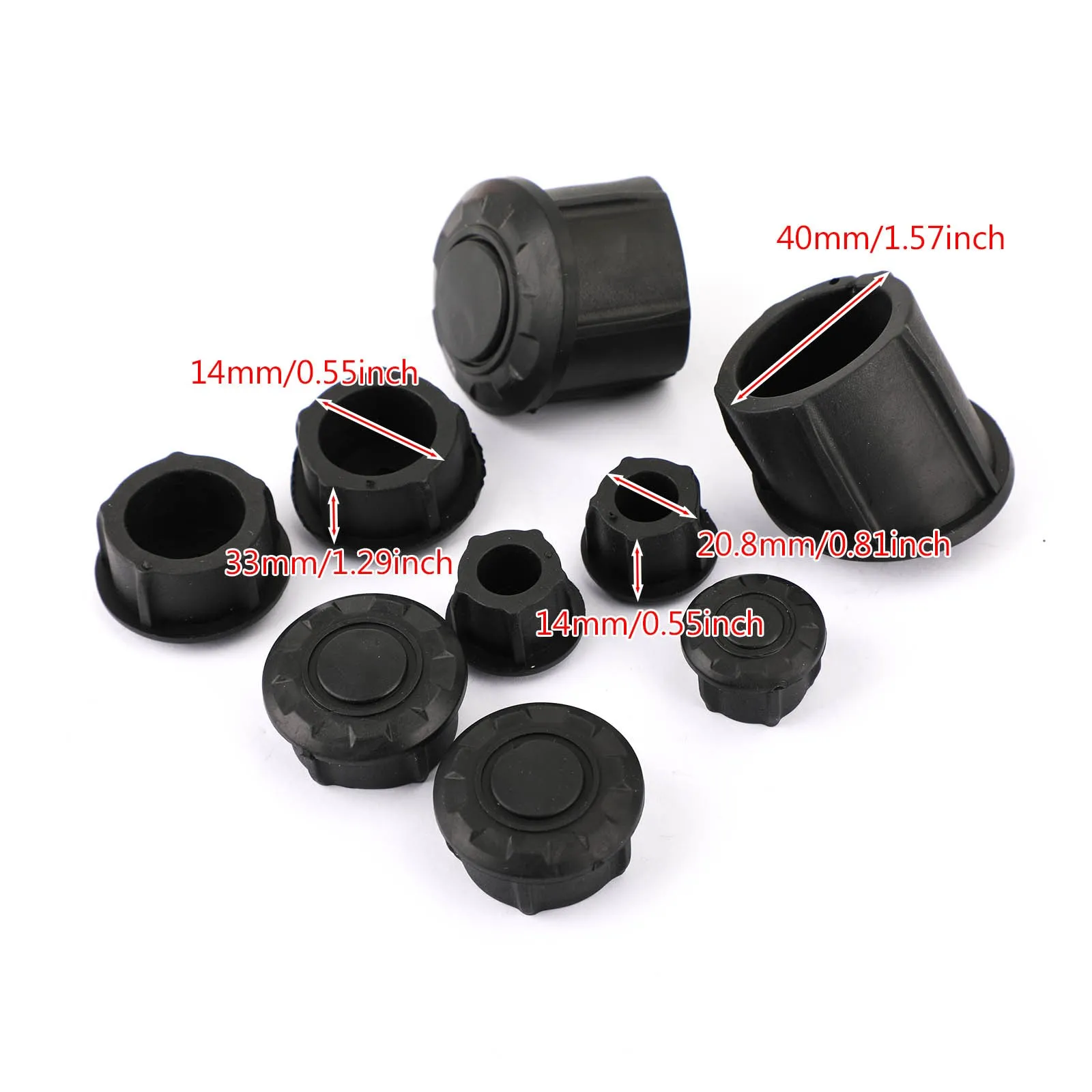 Frame Plugs Set Hole Caps Fit for BMW R1200GS R 1200 GS LC Adventure 2014-2019