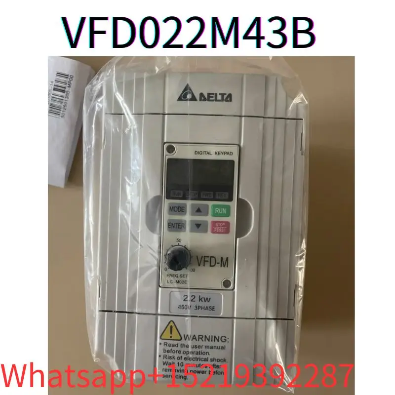 

Brand New Original Frequency converter VFD022M43B 2.2KW380V