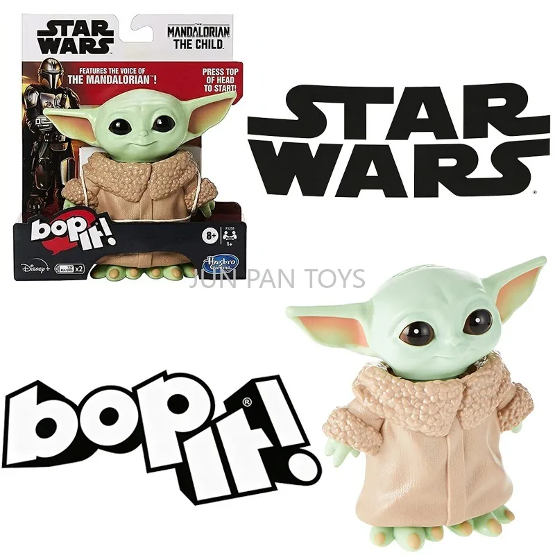 Juguete Original Hasbro Star Wars Grogu Bop It, Juego Electrónico Coleccionable, Figura de Acción de Baby Yoda, Muñeco con Efectos de Sonido de la Película, Regalo para Fans