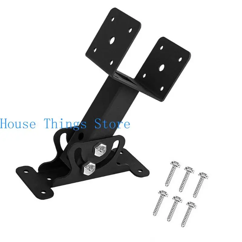 

652F Outdoor Pergola Beam Support Brackets Roof Risers Metal Adjustable Mounting Rack