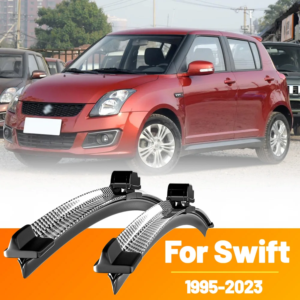 

2pcs Front Windshield Windscreen Wiper Blades Carbon Fibre Wipers For Suzuki Swift 1995-2023 2015 2016 2017 2018 2019 2020 2021