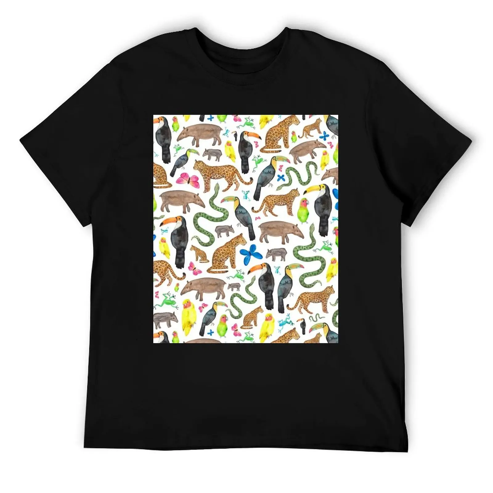 

Jungle/Tropical Animals T-Shirt printed t shirts for man essential t shirt t shirts designer T-Shirt