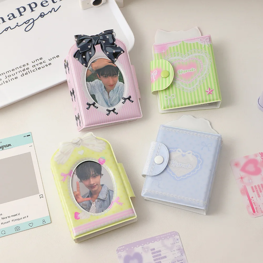 40 Pockets Mini Photo Album Cartoon picture Album Photo Photocard Holder Book Collect Kpop Album De Fotos