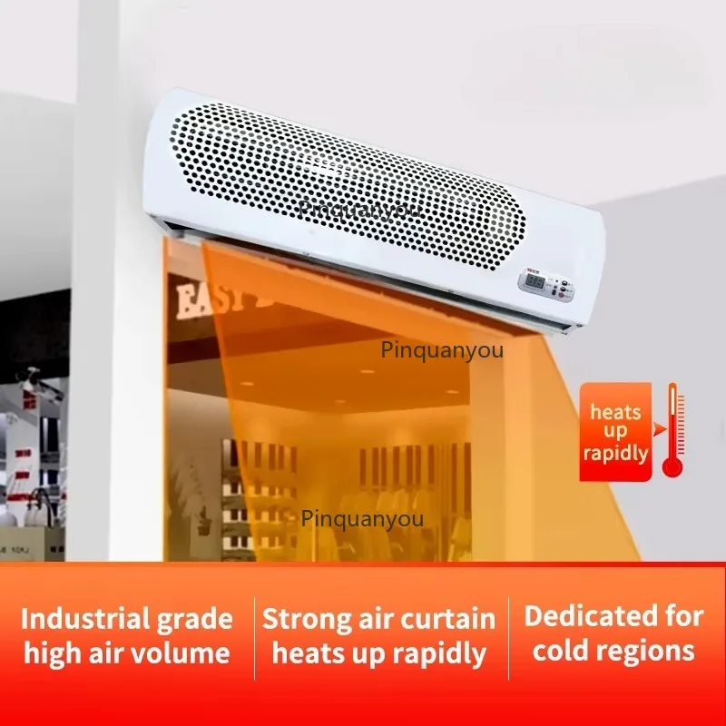 Factory Price OEM Wholesale Low Noise AC Motor Beautiful Appearance Air Curtain for School Library Hotel