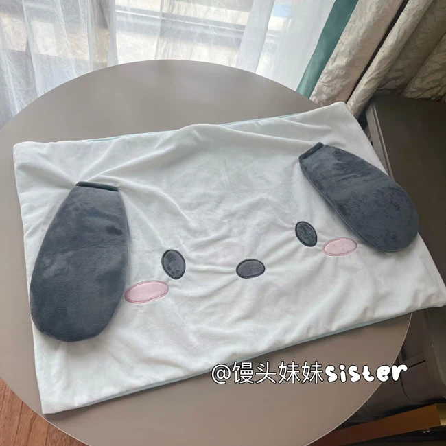 Sanrio Pochacco Cartoon Pillowcase Lovely Pochacco Pillow Cover Back Cushion Throw Pillow Only Pillowcase Bed Home Decor Gifts