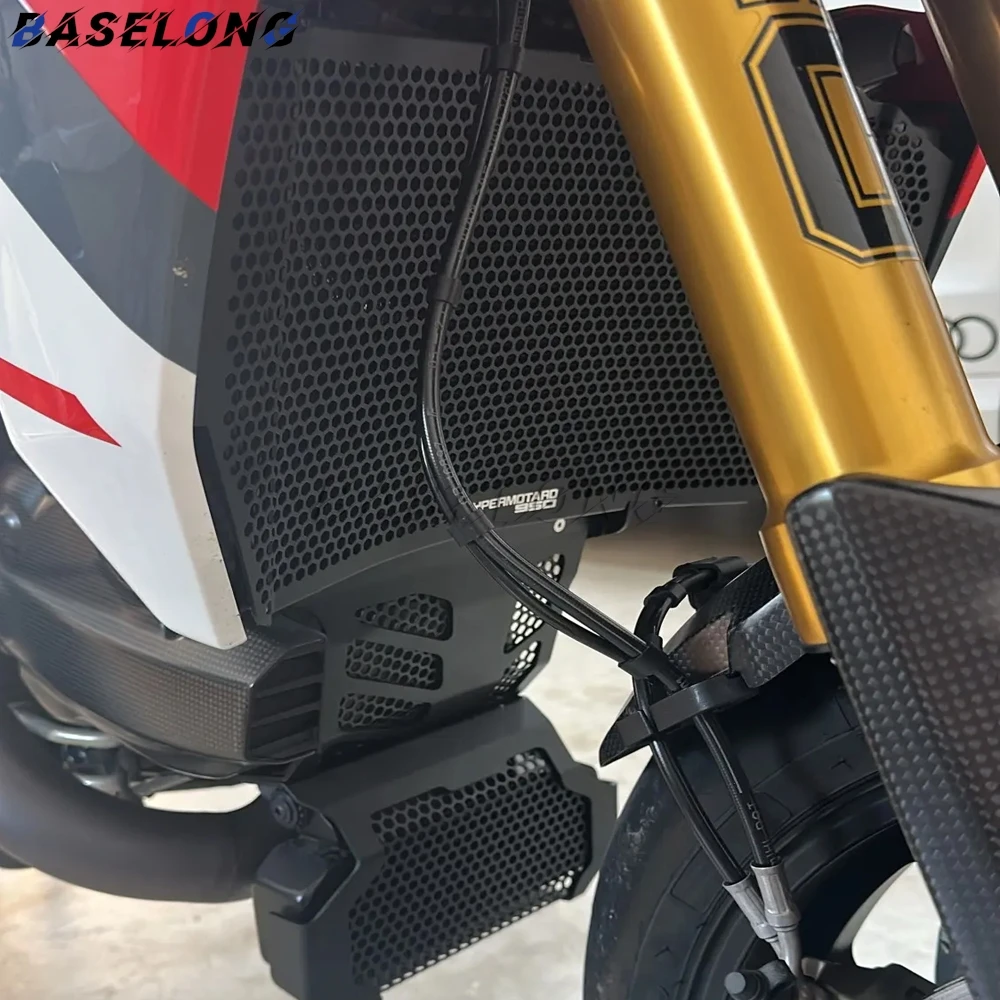 

For Ducati Hypermotard 950 S SP RVE 2019 2020 2021 2022-2026 Radiator Guard Tank Grille Shield Cooler Bezel Protector Mesh Cover