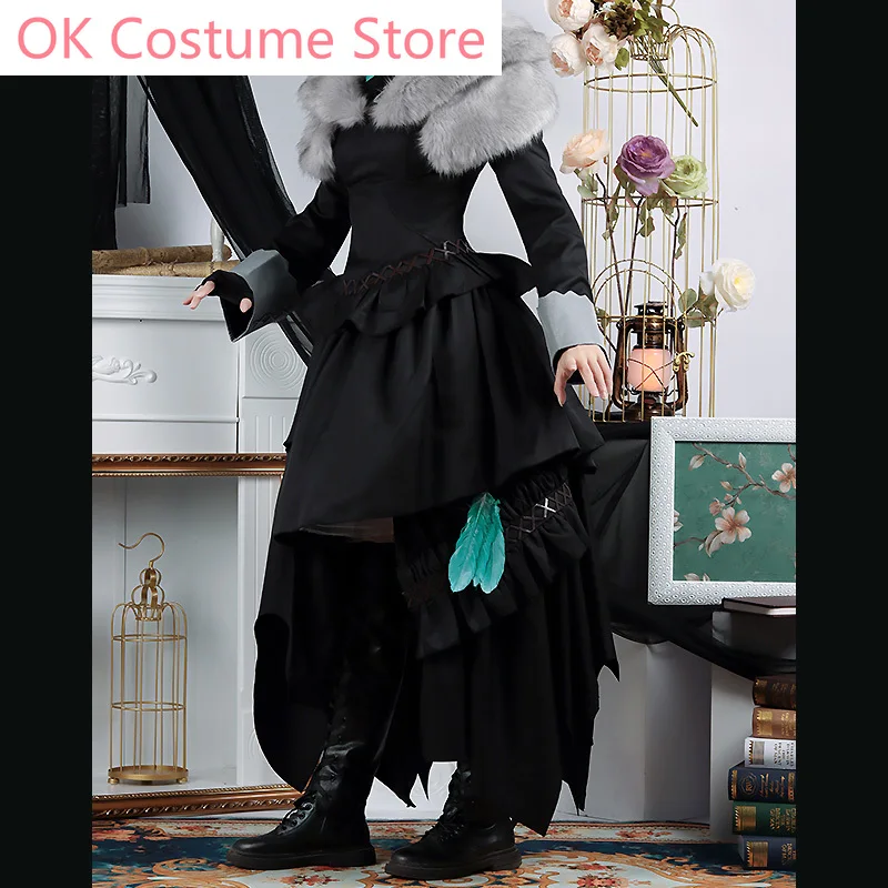 Anime! Final Fantasy 14 FF14 Y'shtola Game Suit Black Dress Uniform Cosplay Costume Halloween Party Outfit S-3XL NEW