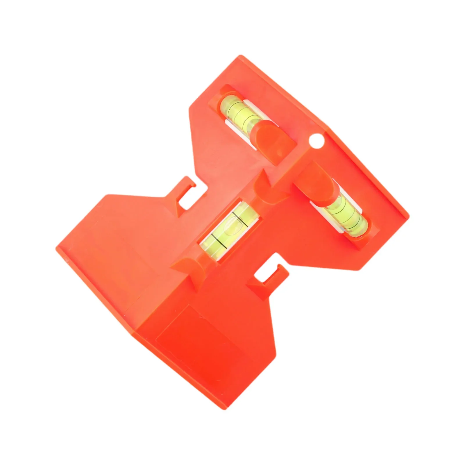 For Construction For DIY Projects Pipeline Level Three Bubbles Level Plastic Brand New Fixed Pipe Angle Normal Usage