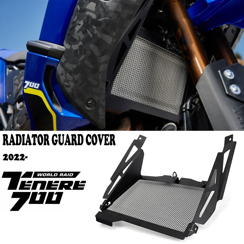 

New Motorcycle Accessories For Yamaha Tenere700 Tenere 700 World Raid Radiator Grill Guard Protector Grille Cover T7 TENERE 700