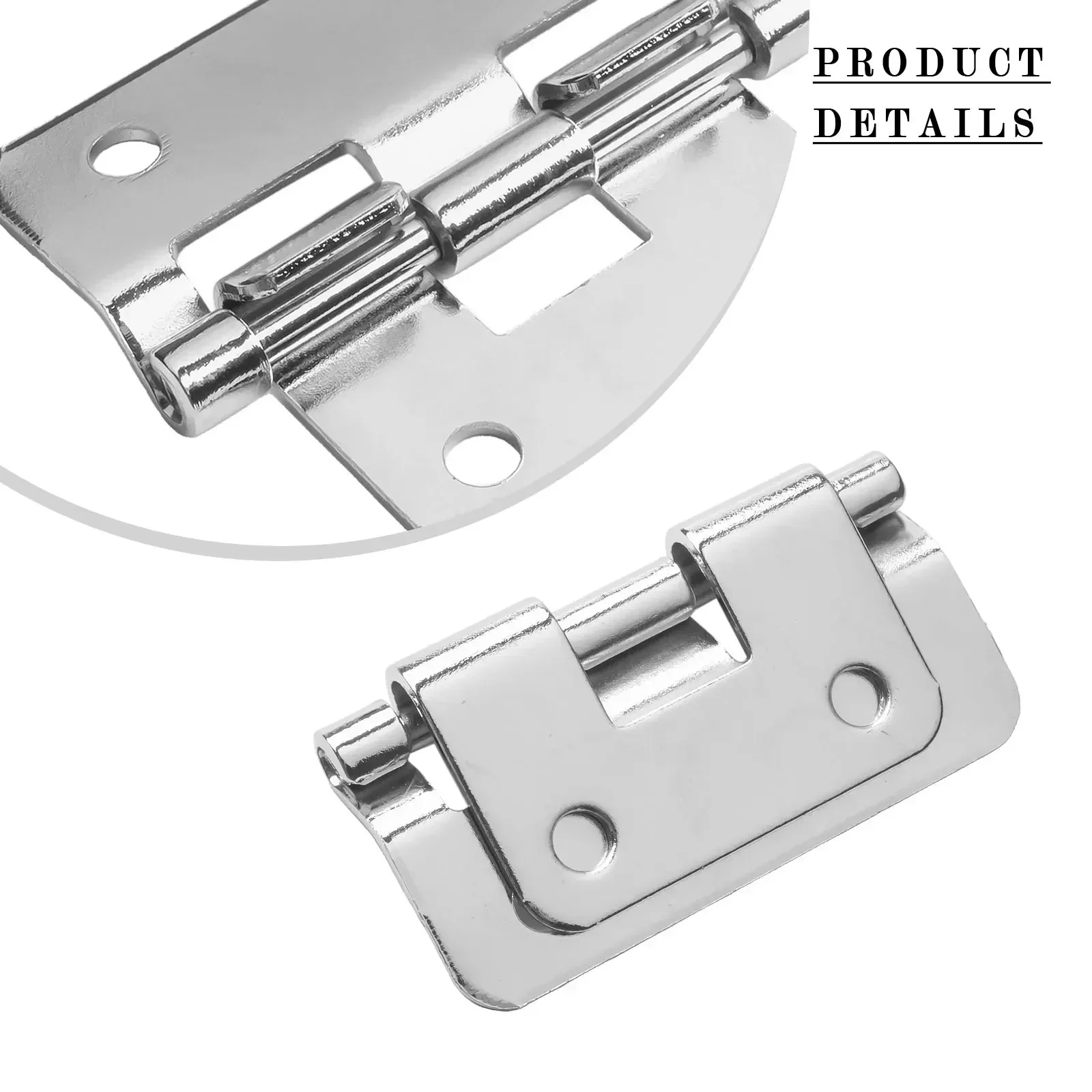 Easy Installation Hinges Convenient Disassembling Silver Specifications Detachable Hook Off Hinges Chrome Plating