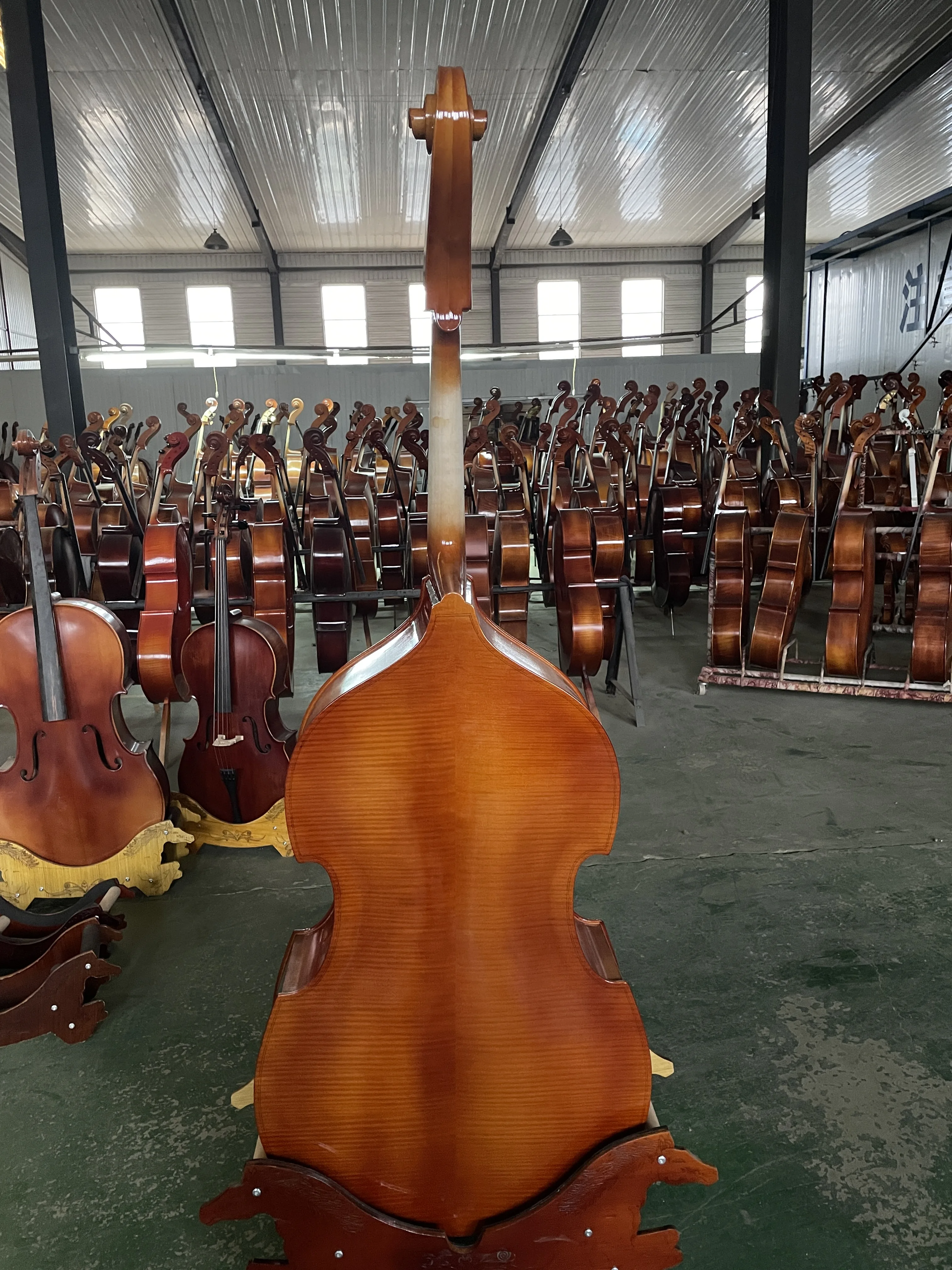 Double Bass Double Bass Plywood, 3/4 upright Bass, 100% Manual Bass, Poweiful Sound, All Accessories