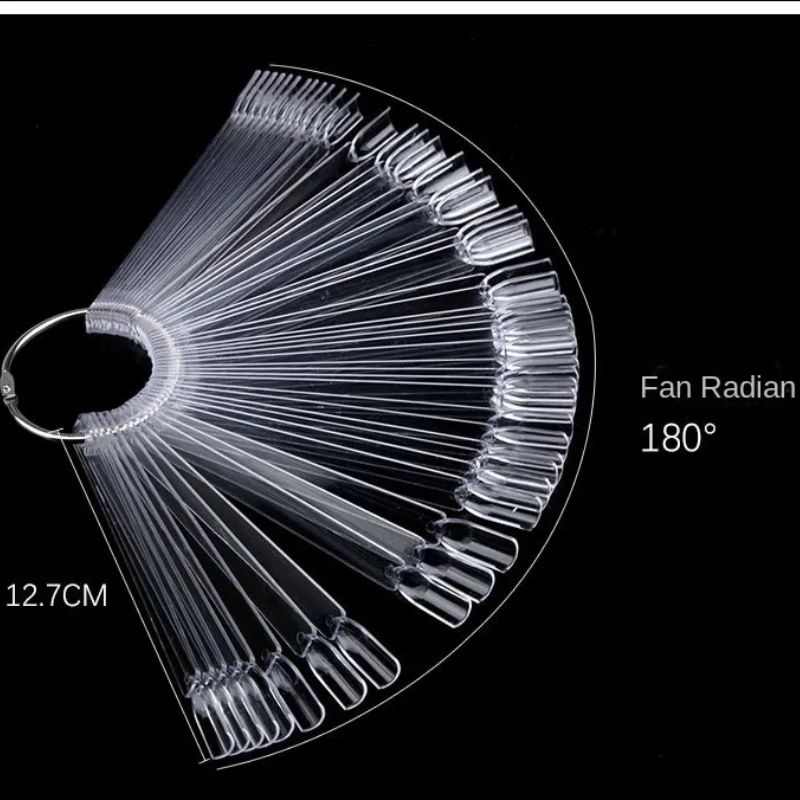 Muestras de uñas, tabla de exhibición de tarjetas de colores, plantilla de esmalte de Gel, soporte de muestra para puntas de manicura, paleta acrílica de práctica de esmalte de uñas