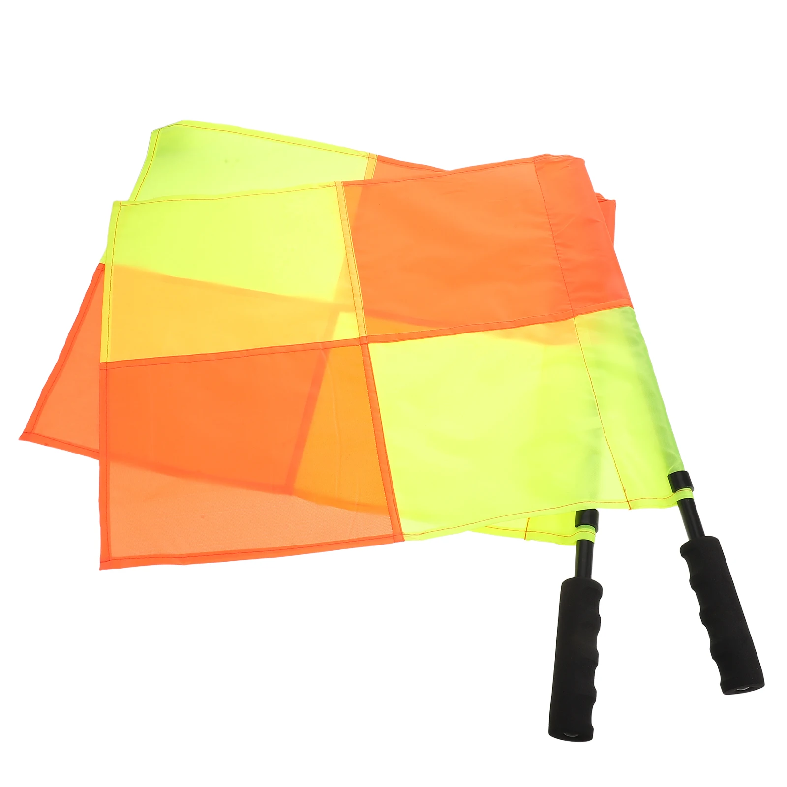 

2pcs Football Border Flags Durable Lightweight Referee Accessories for Soccer Matches Portable Signals