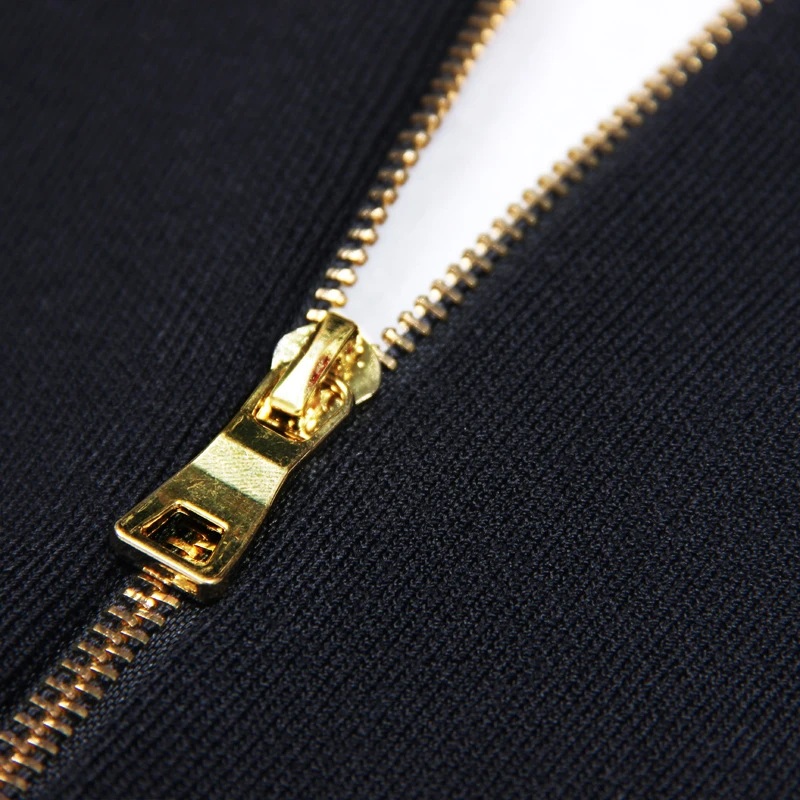 Luxury Lion Head Gold Buttons Mini Dress Summer Women Sleeveless U Neck Black Dresses for Women Wrap Hips Sling Vistidos Women image 6