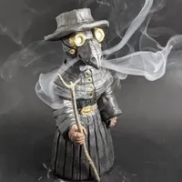 Halloween Plague Doctor Incense Burner Mr. Mini Crow Decompresses The Incense Burner Home Mr. Crow Incense Burner Statue