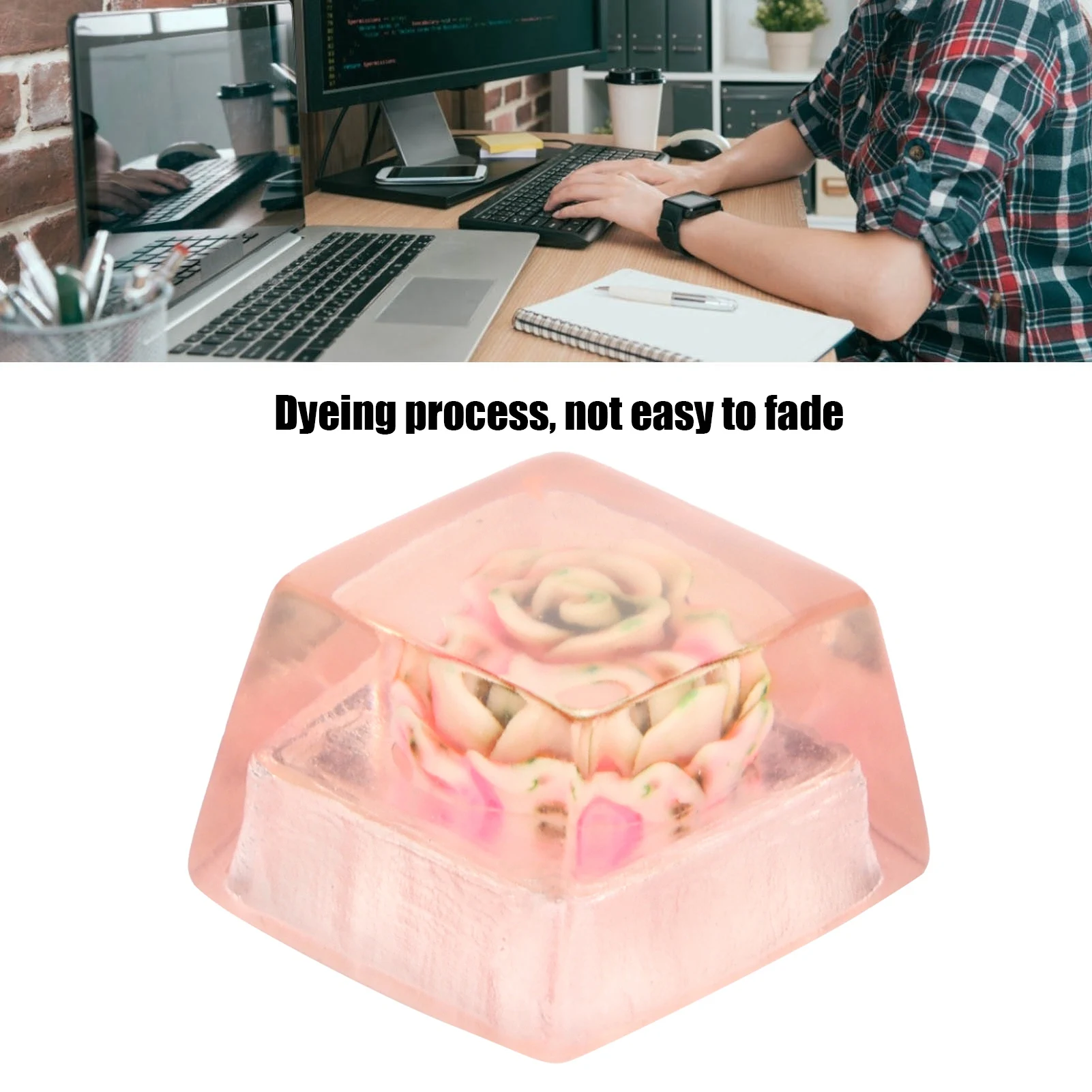 키캡 키보드 키캡 귀여운 키캡 레진 키캡 수제 부식 방지 기계식 키보드 액세서리