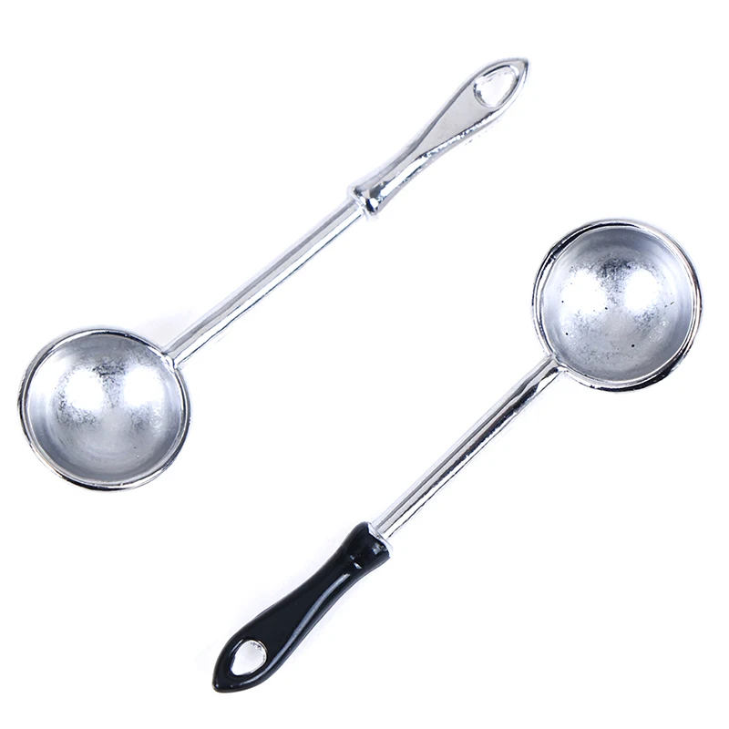 Utensílios De Metal Em Miniatura De Boneca, Ferramentas De Utensílios De Cozinha, Colher De Escorredor, Conjunto De Espátula, Acessórios De Utensílios De Cozinha, 1:12