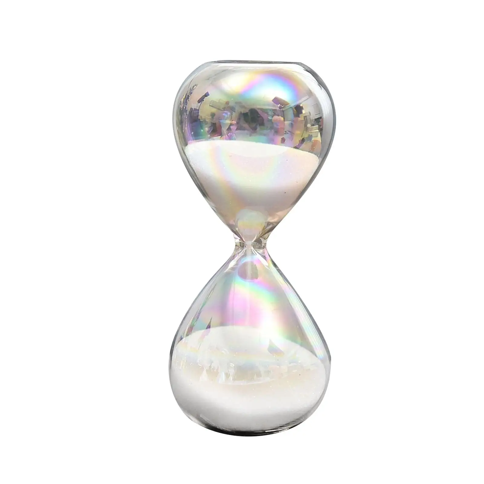 Nordic Colored Glass Sand Hourglass Timer Elegant Sand Clock for Home Office Kitchen Decor Timing