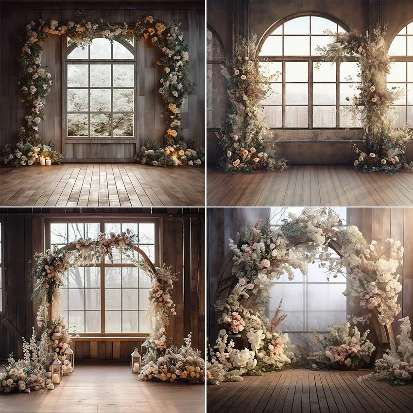 

Mehofond Photography Background Rustic Arch Floral Interior Adult Birthday Wedding Maternity Portrait Decor Backdrop Photo Studi