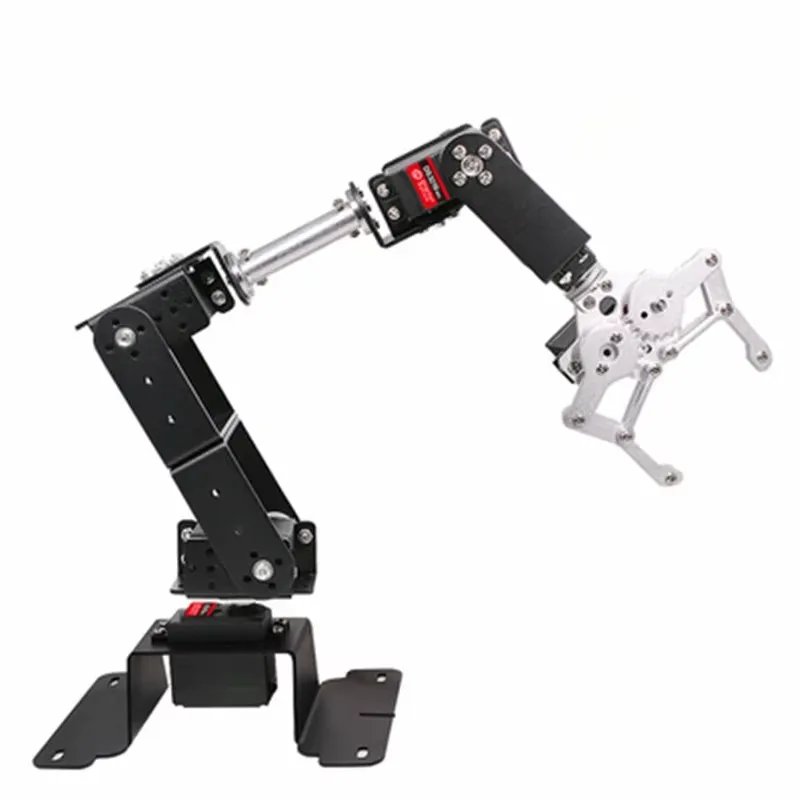 6 DOF Robot Manipulator MG996 Metal Alloy Mechanical Arm Clamp Claw Kit For Arduino Robot DIY Ki UNO/ESP32 Programmable Robot