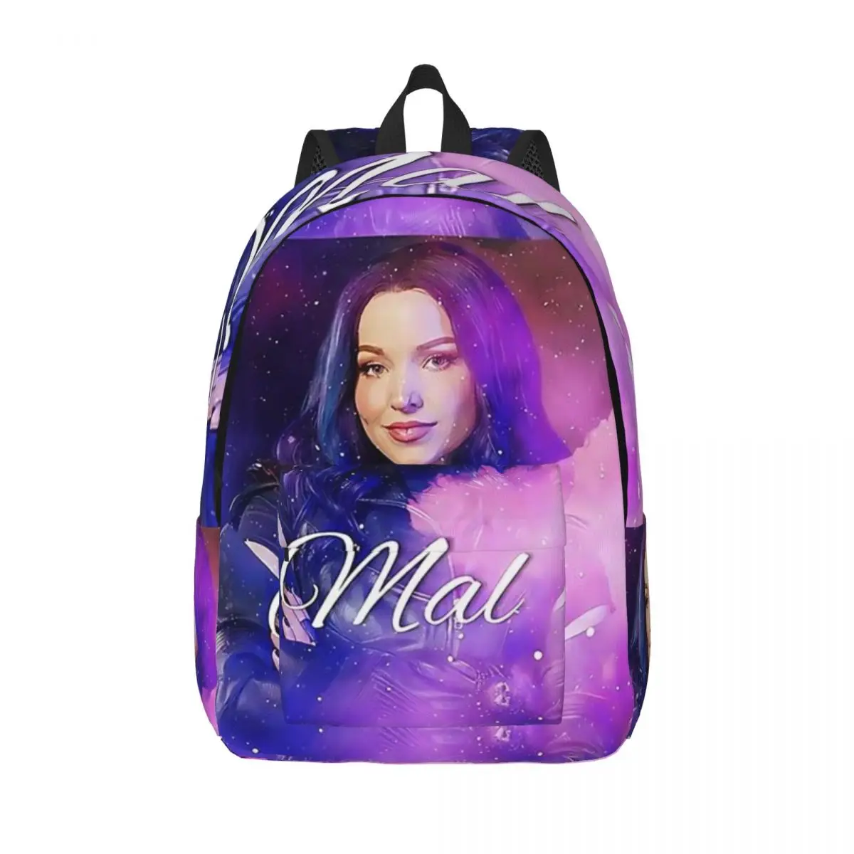 M-Mal-Purple-Queen-Descendants For Girls Boys Large Capacity Student Backpack Lightweight waterproof Backpack  15.7in 17.7in