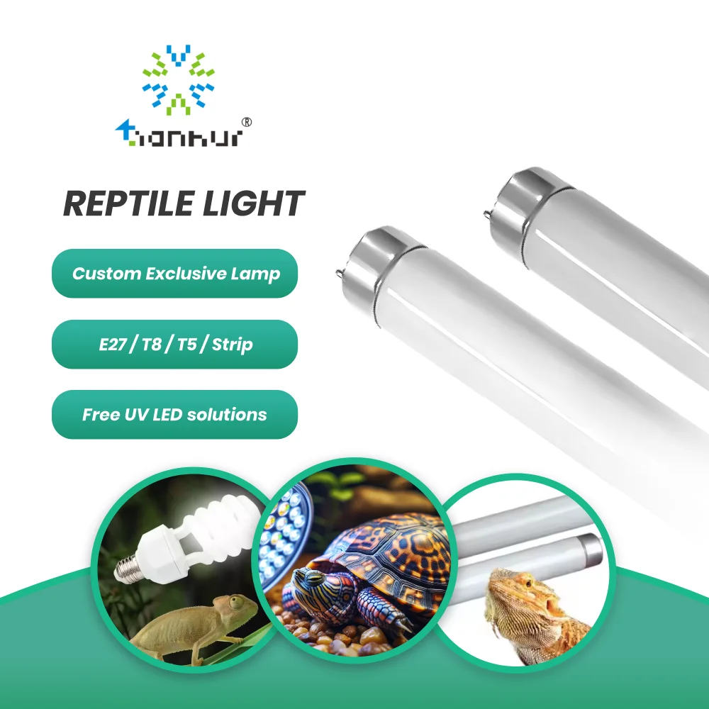 

Reptile Light Manufacturer UVA UVB LED Tropical Basking Terrarium Lamp for Turtle Aquarium Tank Reptiles