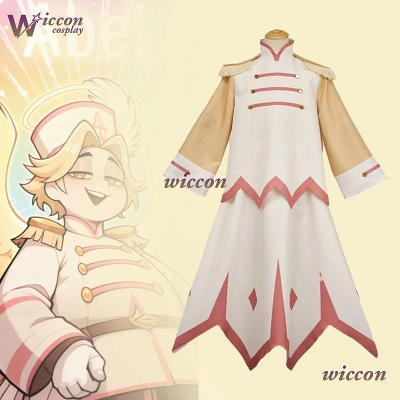 Hemera/ 2025 Anime Hazzbin2 Cosplay Hotel Adam's Second Son Abel Cosplay Costume Rock Boy Women Men Halloween Roleplay Clothes
