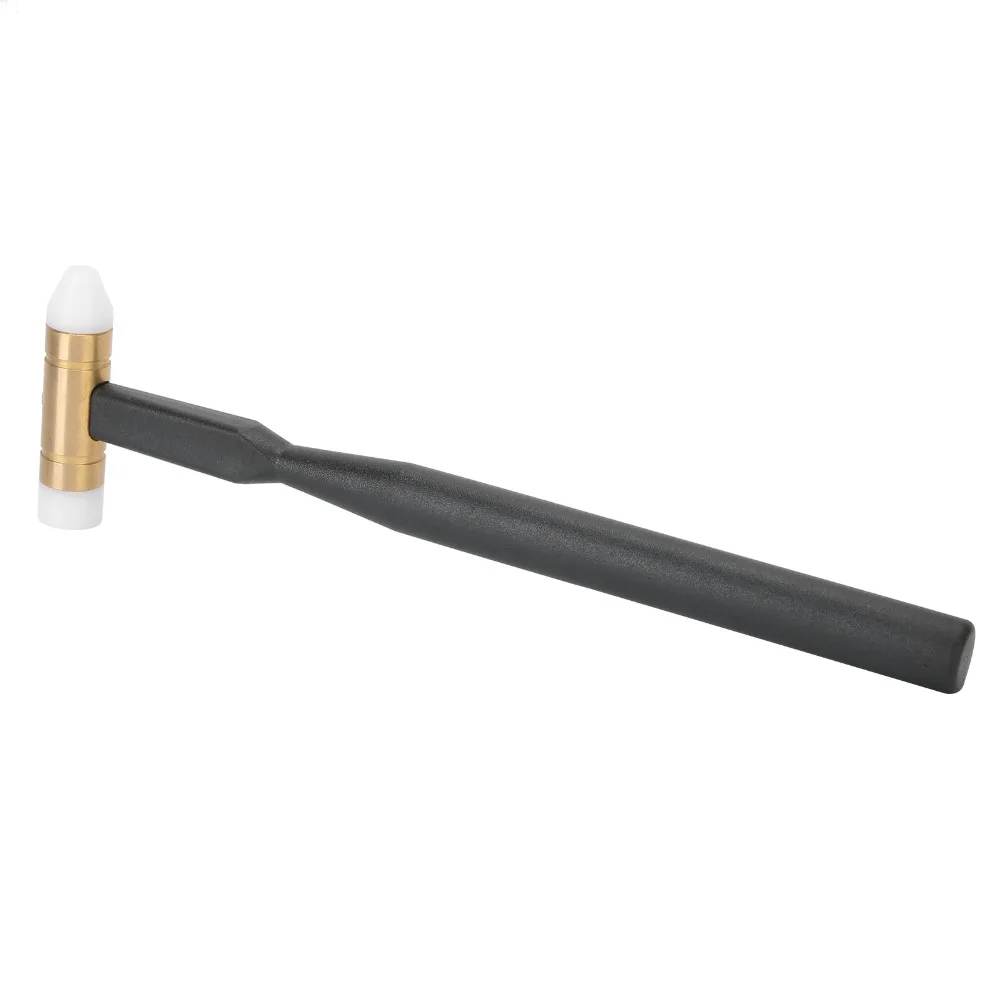 Stainless Steel Watch Repair Hammer Black Length 235mm Watchmakers Hammer Multi-Functional Hammer Watch Repair Work