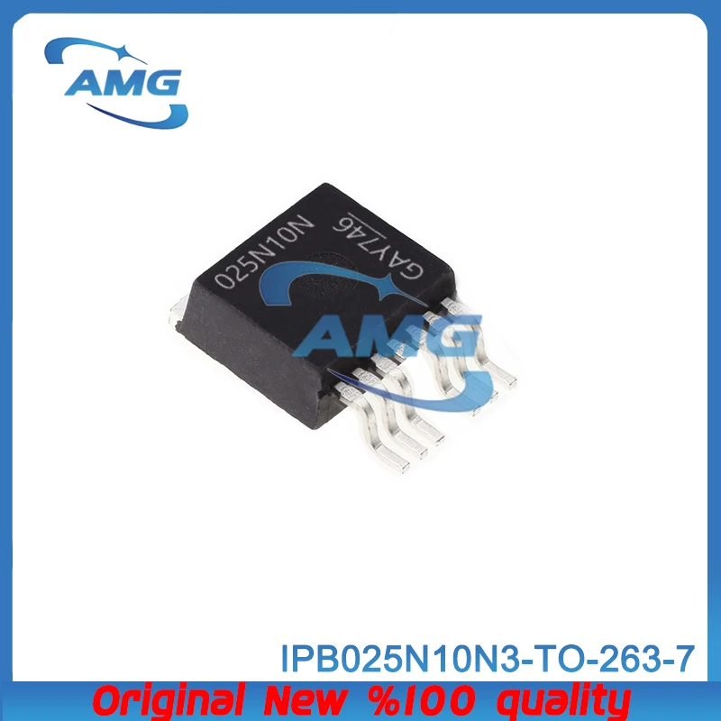 1PCS IPB025N10N3G silk screen 025N10 package TO-263-7 N-channel 100V180A MOS field effect tube