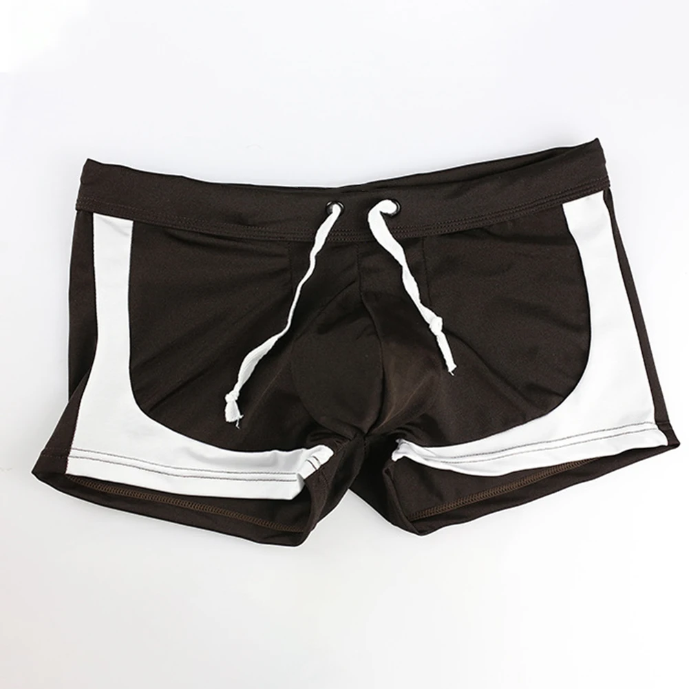 رجل ملابس السباحة ملابس السباحة التجفيف السريع الرباط شورتات للبحر الحقيبة الملاكم السراويل السباحة السراويل مجلس السراويل