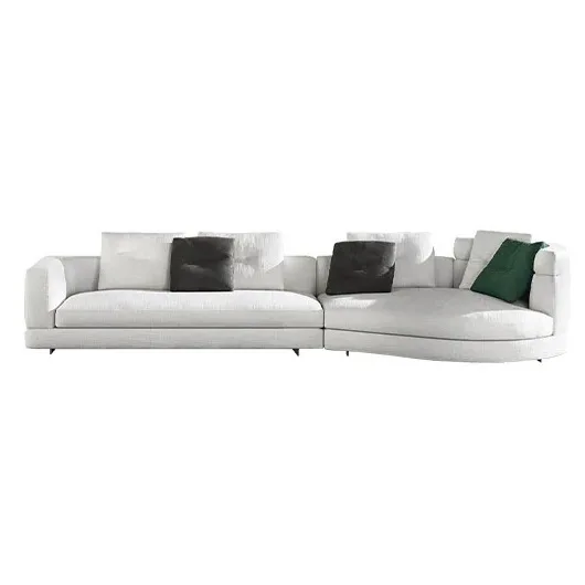 

n Minotti Alexandre Sofa Large Living Room Hotel Villa Designer Curved Sofa Furniture