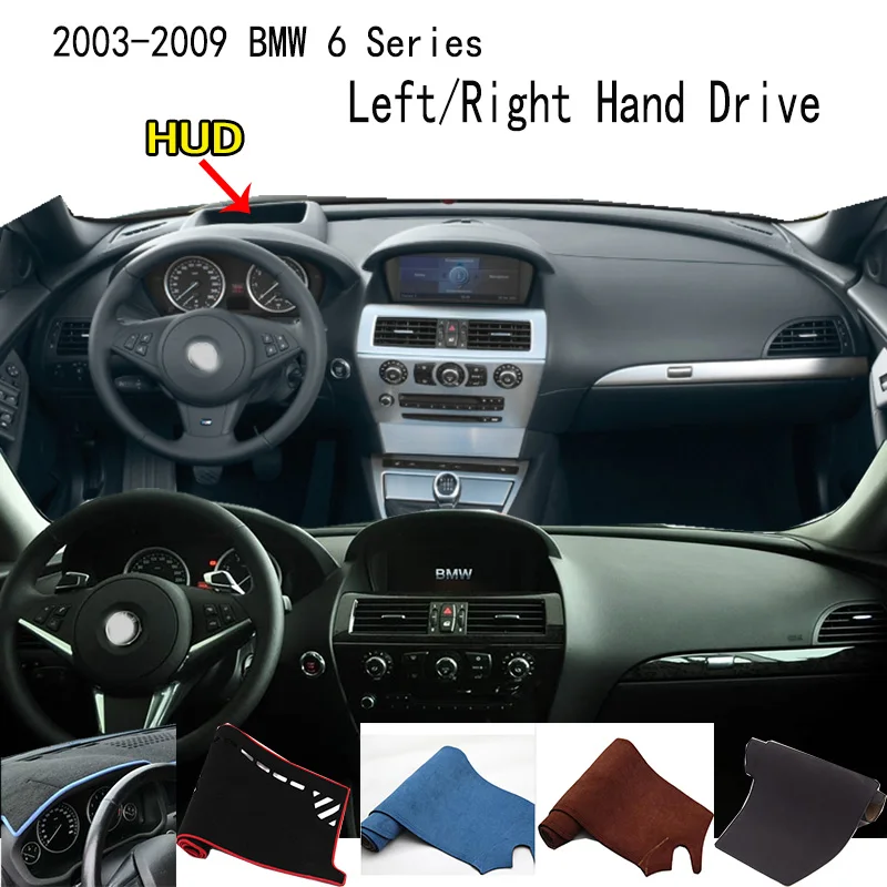 For 2003-2009 BMW 6 Series E63 E64 M6 Accessories Dashboard Cover Instrument Panel Dash Mat Dashmat Protective Pad