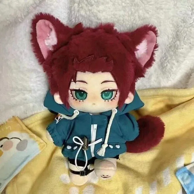 Itoshi Sae Monster Cosplay muñeca de peluche de algodón, figura de juguete de pelo rojo, vestido de cuerpo de peluche, ropa, regalo para amigos, papel de Anime, 20cm