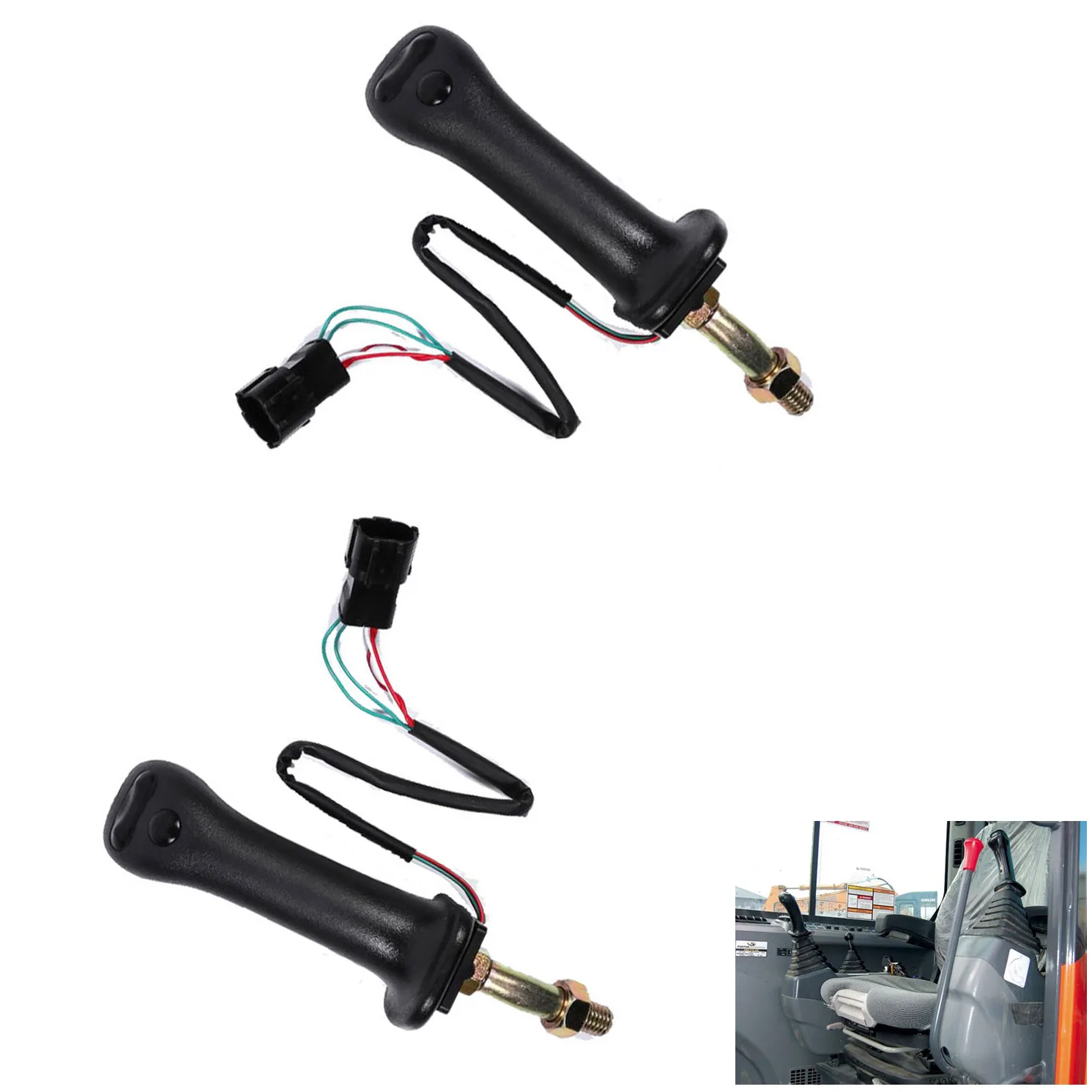 3 Buttons Excavator Joystick Assy Handle Gears for Doosan DX150 215 225 300 370-9C Left