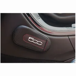 Car styling For Fiat 500 Soft Leather Leg Cushion Knee Pad Armrest pad Interior Car Accessories