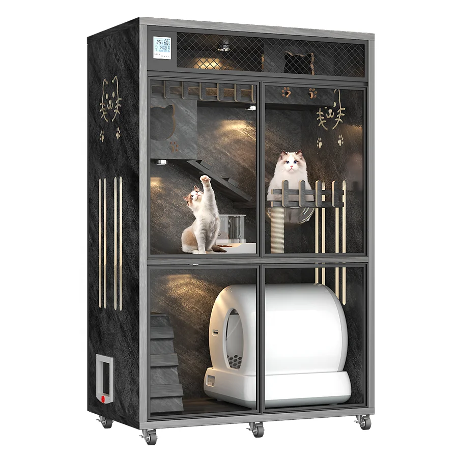 

Large Space Cat Villa Luxury Multi-functional Pet Nest Large Outdoor Cat Cage Villa