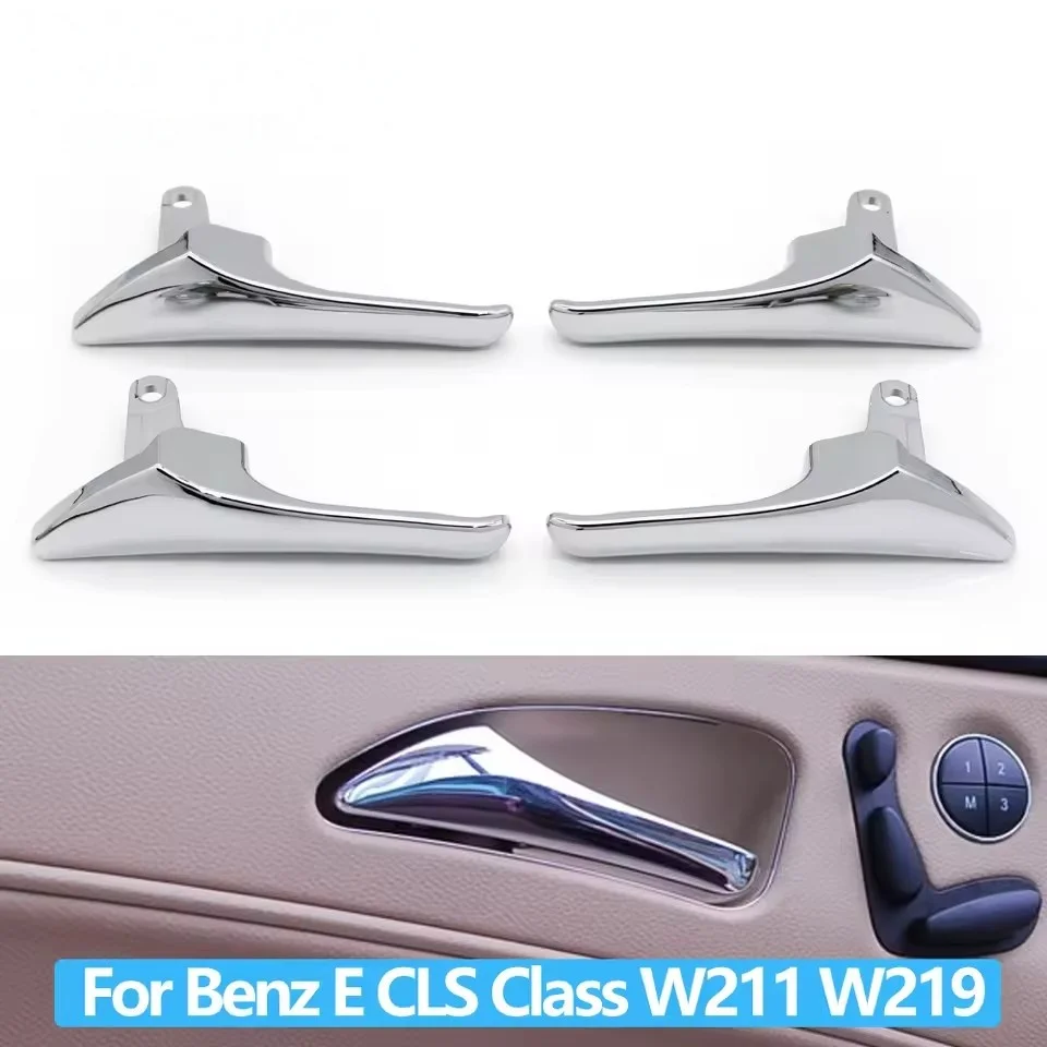 

A2117660124 A2117660224 Car Interior Door Handle Fit for Mercedes-Benz W211 E-Class E320 E500 E63 AMG Chrome Car Accessories
