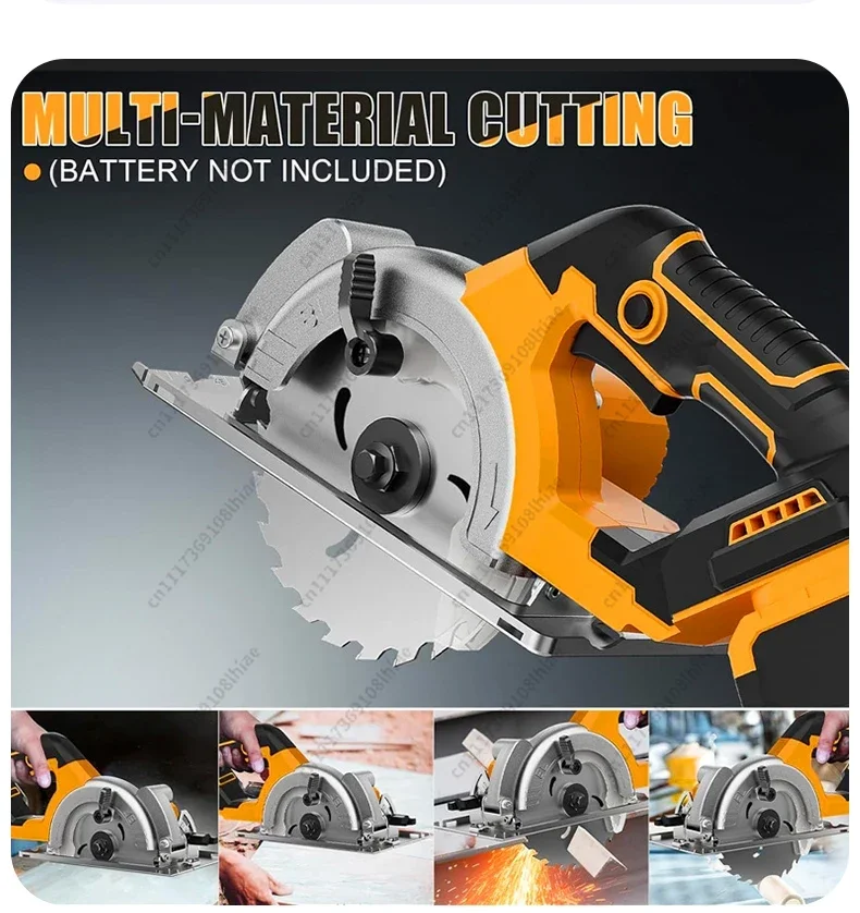 1000W 5in Brushless Circular Saw Cordless for Dewalt 20V Battery