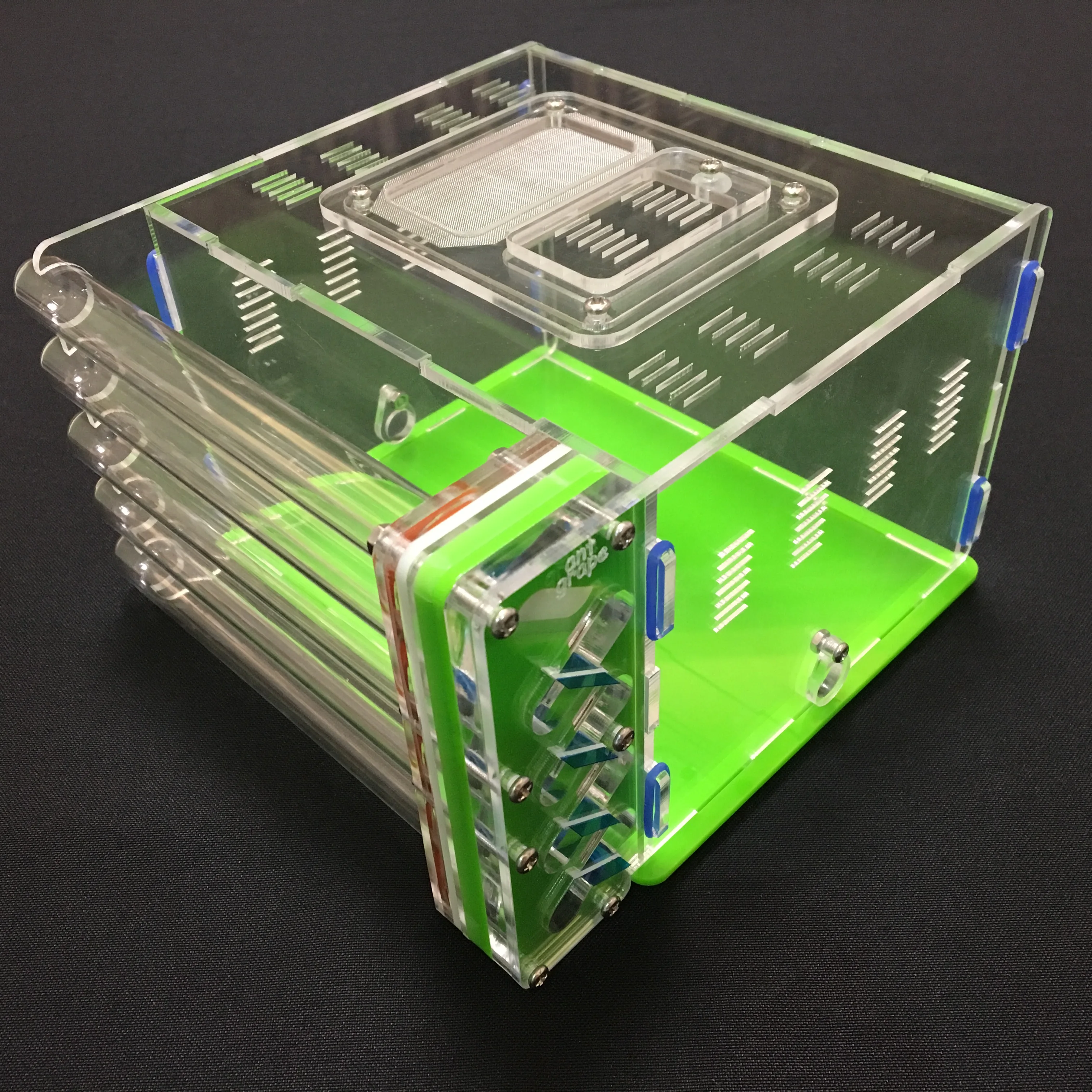 

Acrylic Ant Housing Flat Packed Ant Formicarium With 5pcs Test Tubes