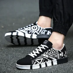 Zapatillas Hombre Casual Shoes for Men Fashion New Printing Sneakers Comfort Flat Vulcanized Shoes Dropshipping Tenis Masculino