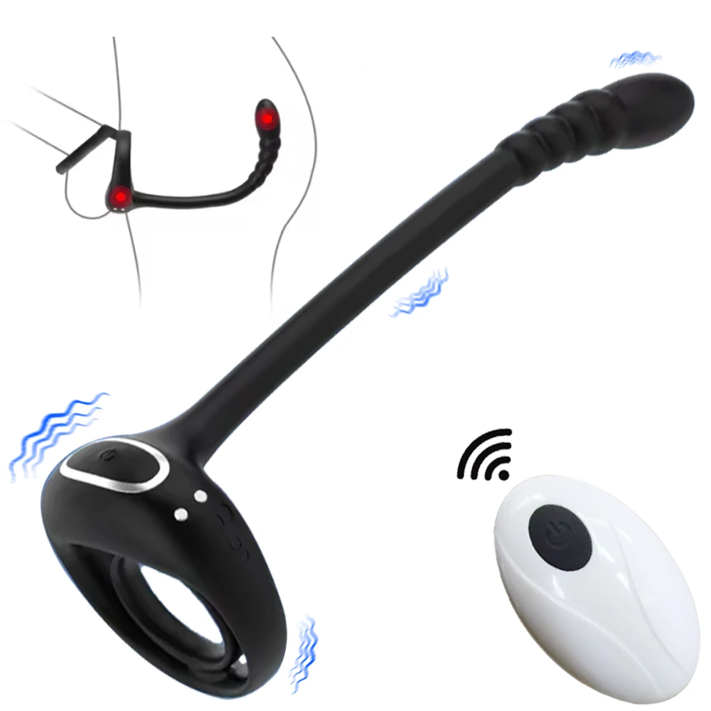 Mannelijke Vibrerende Cockring Taint Stimulator App Afstandsbediening Anale Butt Plug Prostaat Massager Penis Ring Volwassen Speeltjes voor Man