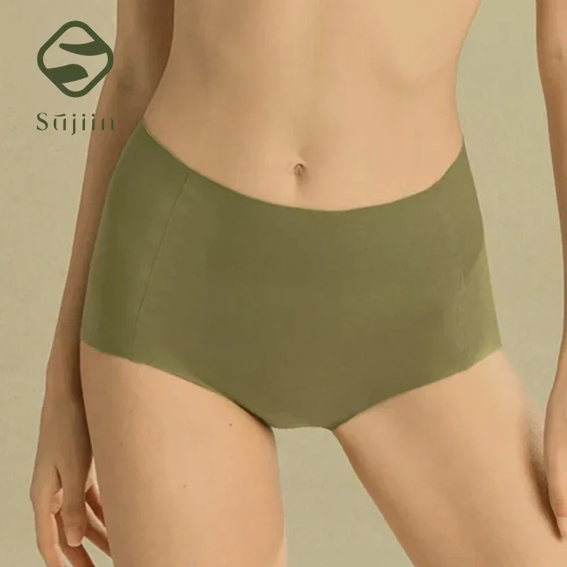 

SUJIIN Women's High Waist Seamless Panties Female Underwear Ladies Briefs for Women Comfortable Breathable Soft Underpants N123