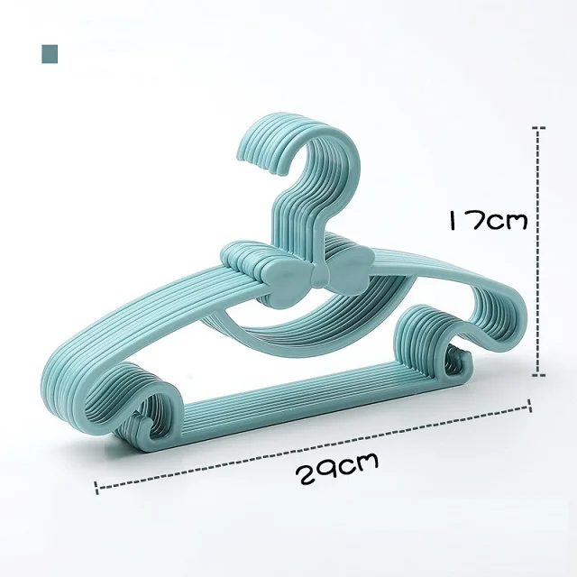5/10/20 stücke Baby Kleidung Racks Tragbare Kunststoff Handtuch Display Schals Kleiderbügel Winddicht Kinder Mäntel Kleiderbügel Kleidung veranstalter