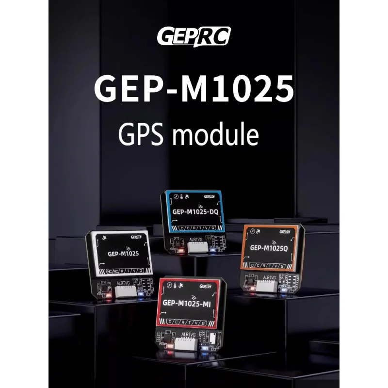 

GEPRC GEP-M1025 GPS RC Plane Parts u-blox M10 Chip Fast Positioning Magnetometer Barometer for Remote Control Airplane Toys Gift