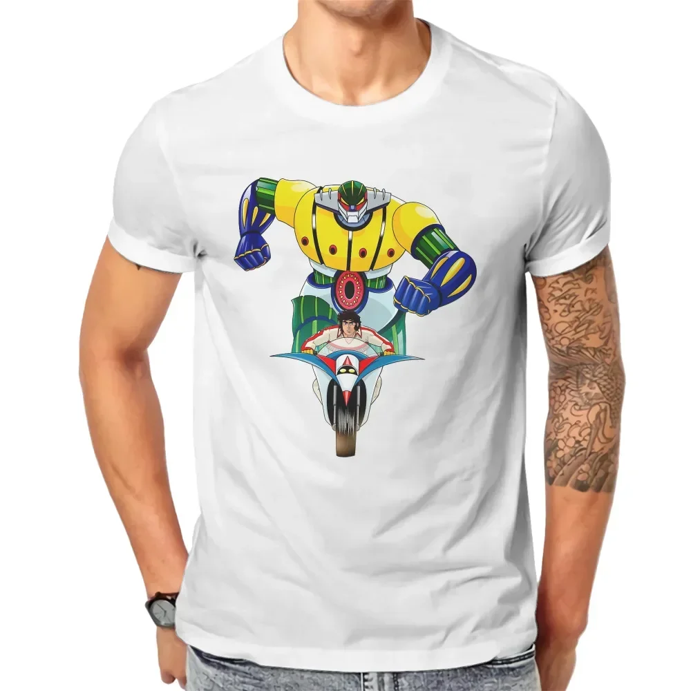 Kotetsu Jeeg Roboter Anime T-Shirt Vintage Grunge Herren Streetwear Tops große Baumwolle O-Neck T-Shirt Neuankömmling Sommer