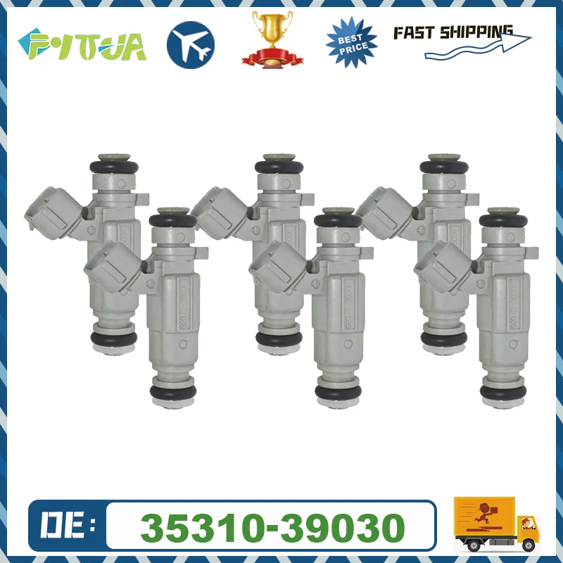 

6pcs Fuel injector 35310-39030 3531039030 35310 39030 For Hyundai 2001 XG300 3.0L V6 Auto Parts