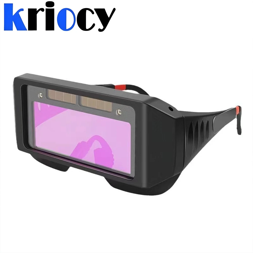 Solar Powered Welding Helmet Auto Darkening Welding Goggles LCD Welder Glasses for TIG MIG MMA Plasma Welder Glasses