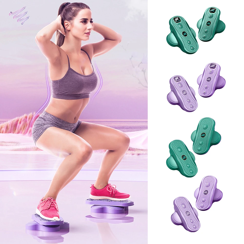 Waist Twisting Platform Split Type Rotatable Waist Exercise Twisting Boards Foot Massage Durable Lose Weight for Fitness Device