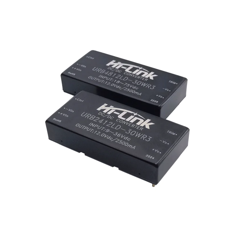 HiLink URB2415LD-30WR3 URB2405LD-30WR3 URB2424LD-30WR URB2412LD Konwerter DCDC 30W 24V na 3V 5V 12V 15V 24V Moduł zasilania — zdjęcie 5