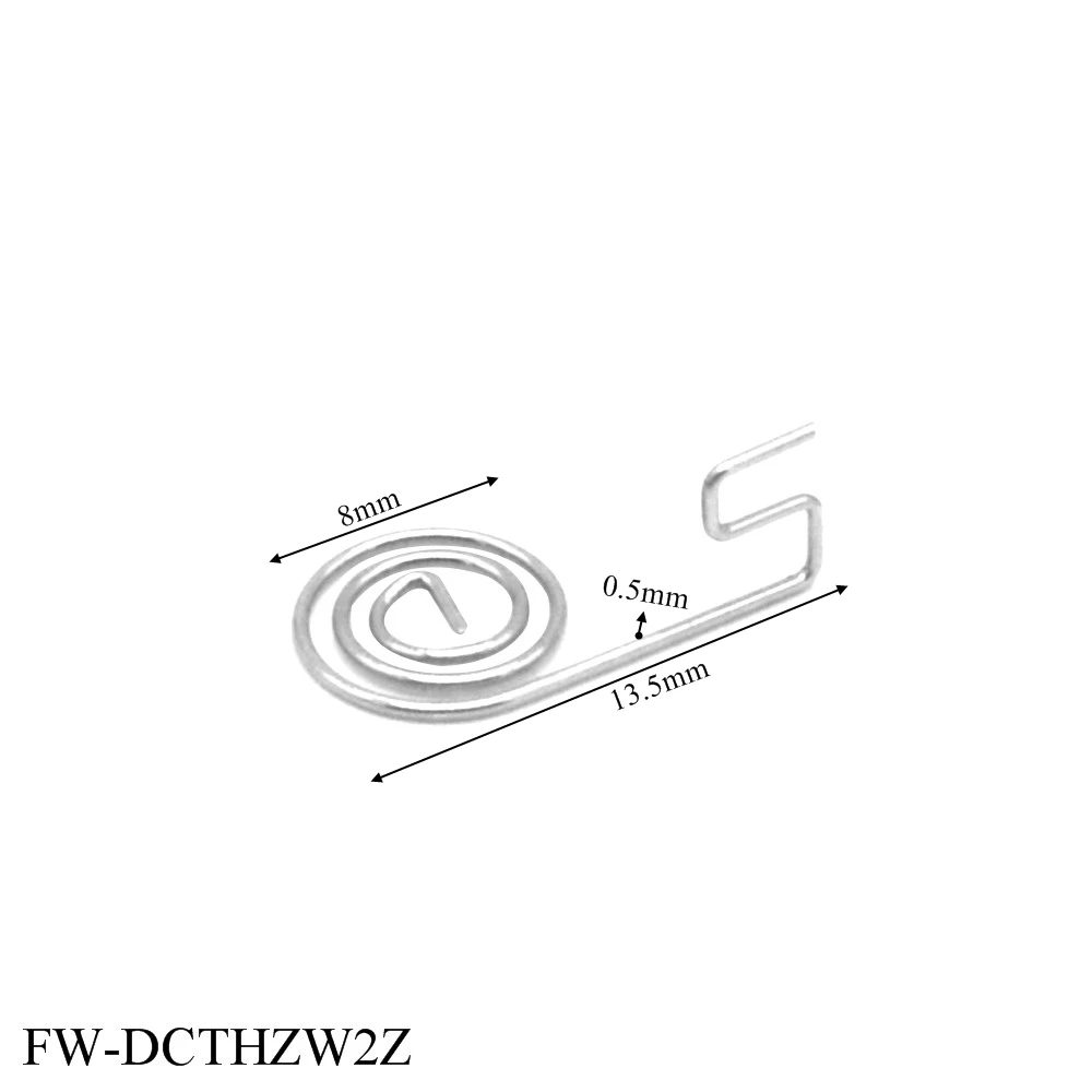 FINEWE 10PCS AAA batteria contatto bobine contatti molla batteria foro passante saldatura universale tipo molle coniche